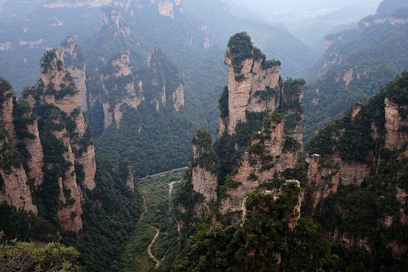 Gunung Tianzi yang mirip dengan Planet Pandora