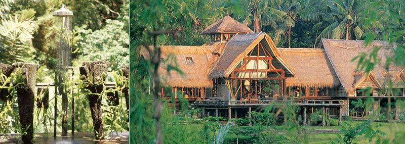 Hotel ramah lingkungan dengan ciri khas bambu