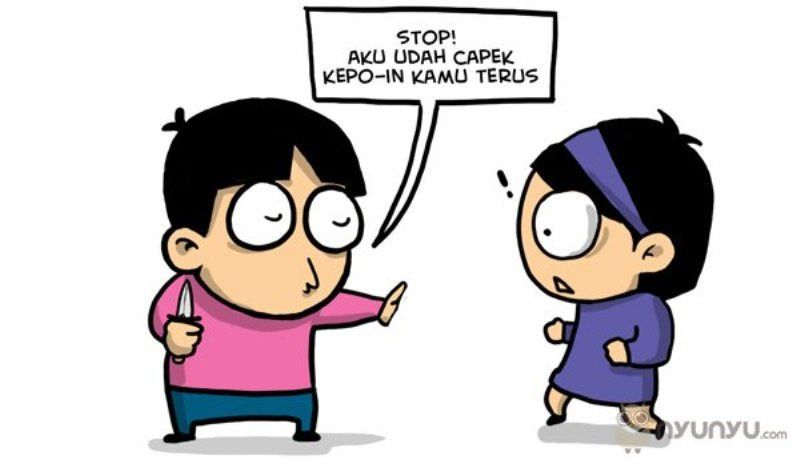 jangan suka kepo!