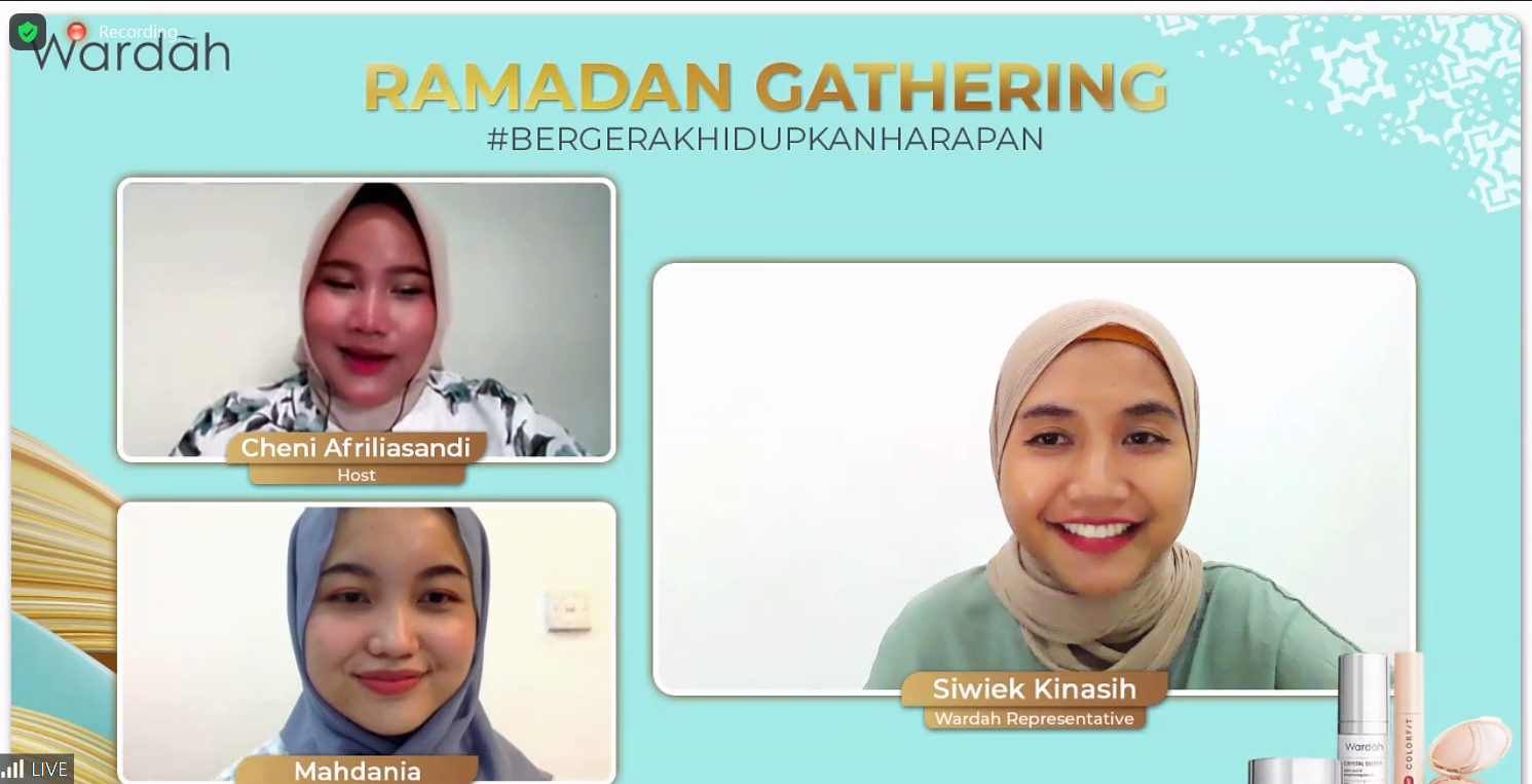 Gelorakan Semangat Bergerakhidupkanharapan Wardah Gelar Ramadan Gathering