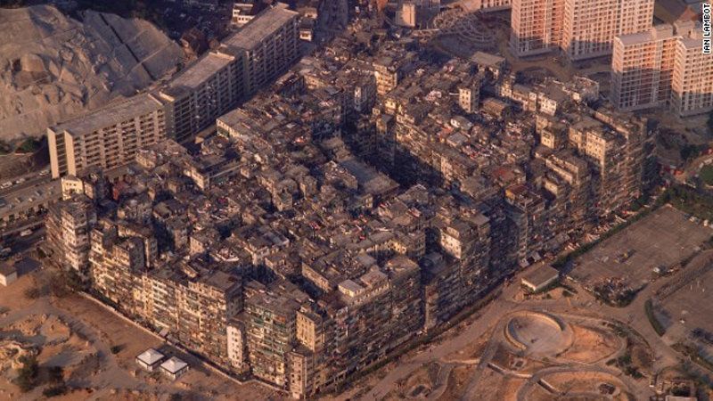 Kowloon, China adalah kota terpadat di dunia