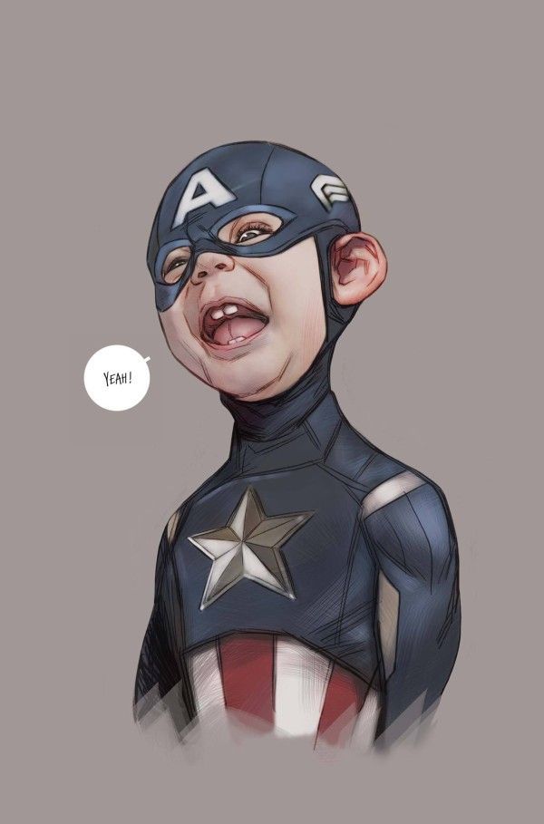 Baby Captain America