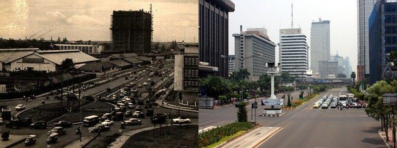 MH Thamrin, Dulu dan Sekarang