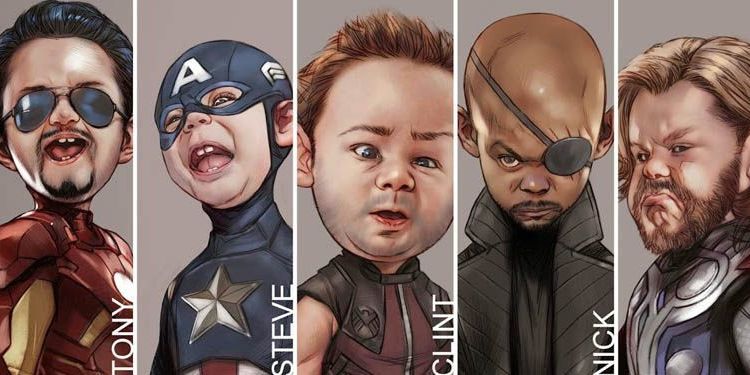 Versi Imut Karakter The Avengers