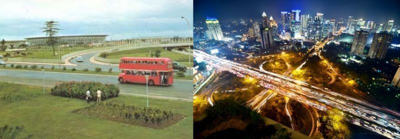 Jembatan Semanggi, Dulu dan Sekarang