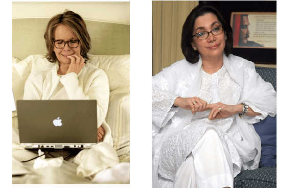 Diane Keaton dan Widyawati