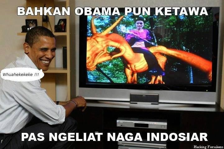 Bahkan Obama aja ketawa lihat naga ini