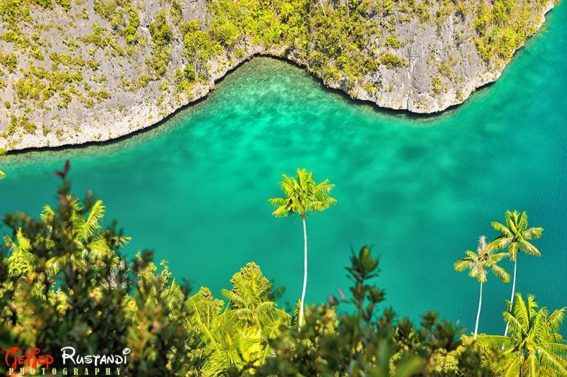 Jernihnya air laut di Raja Ampat