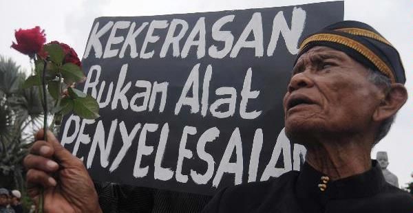 Kekerasan tidak bisa jadi jalan keluar