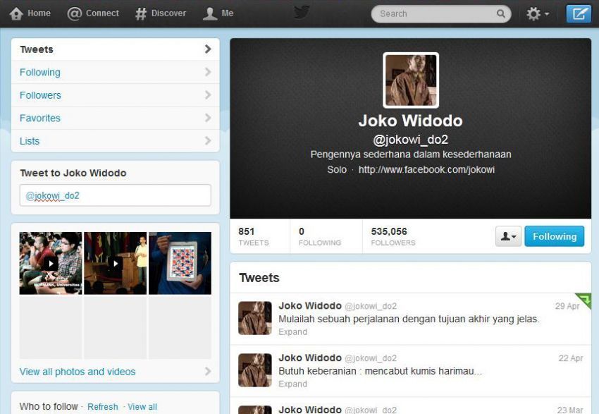 Twitter Jokowi