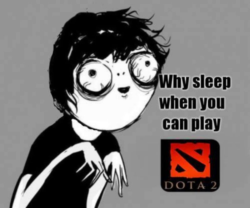 Jam tidurnya kacau karena DotA