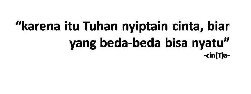 Cinta kadang tidak cukup