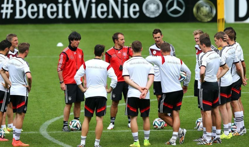 Sesi latihan timnas Jerman