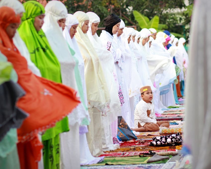 Ajak keponakan dan sepupu kecil mencipta karya soal lebaran