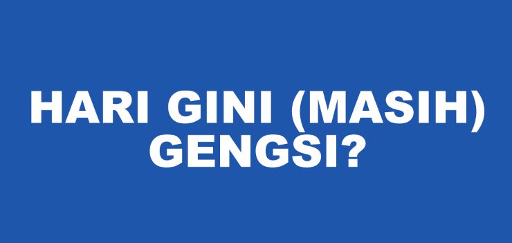 nganggur tapi gengsian?