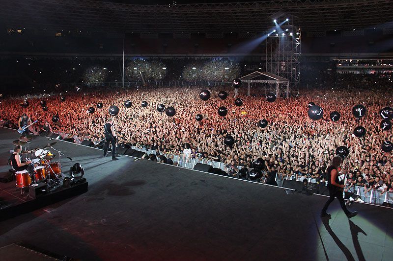 Metallica waktu menghajar Jakarta