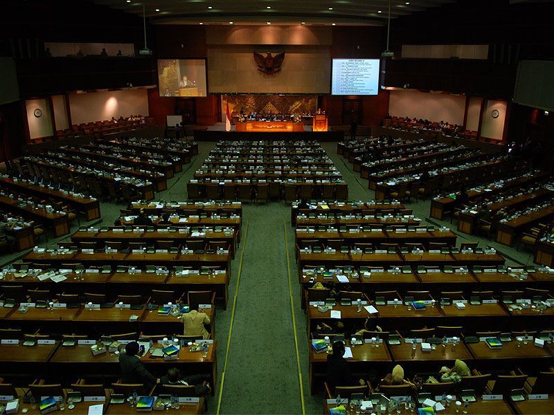 Suasana Sidang DPR