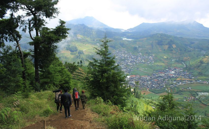 Pemandangan indah sepanjang jalur trekking (Foto: Wildan Adiguna)