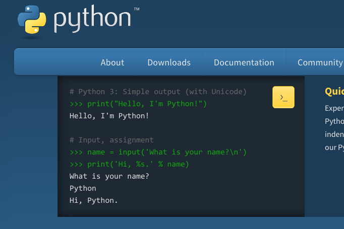 Hai, Phyton!