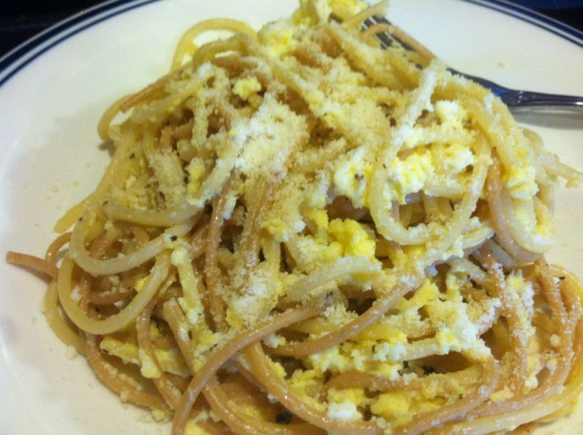 Spaghetti telur