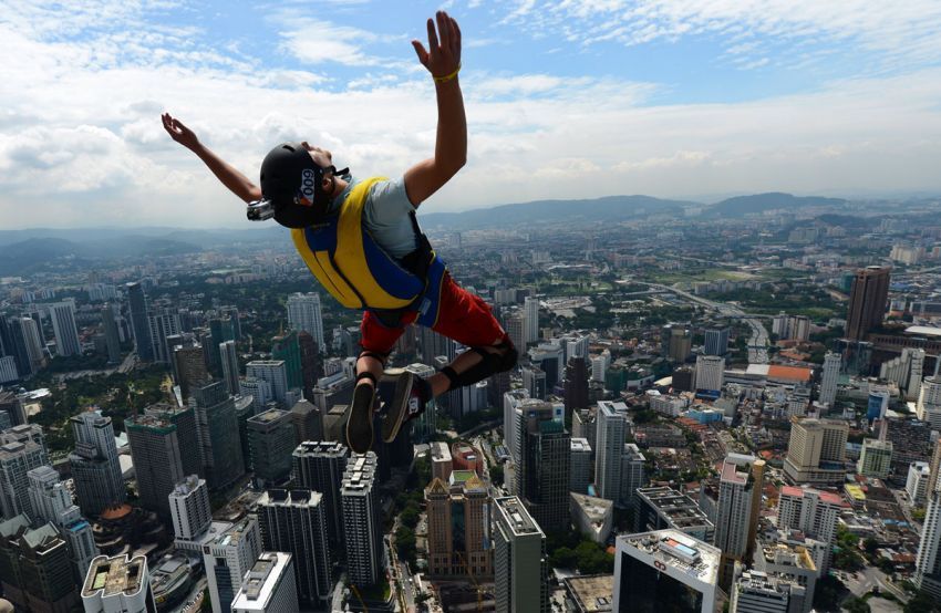 Base jumping