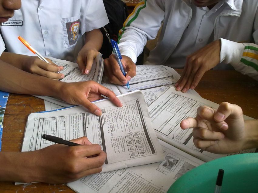 Lebih takut ketahuan guru 