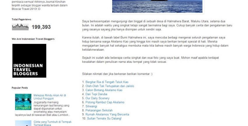 Screen Capture: Cerita serial Bumi Halmahera