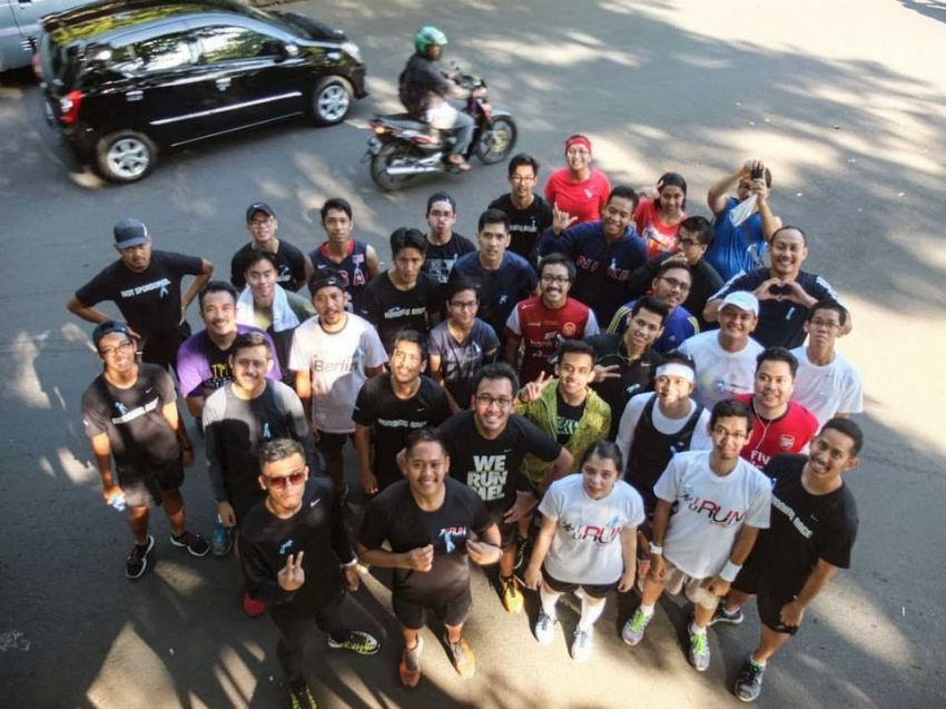 Movember run di Indonesia