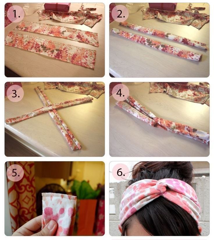 step by step membuat bando