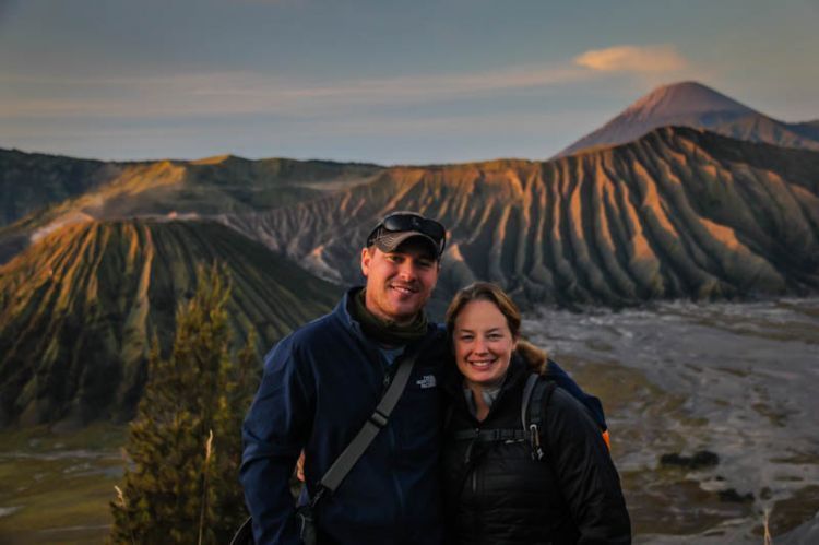 Menikmati gunung Bromo berdua