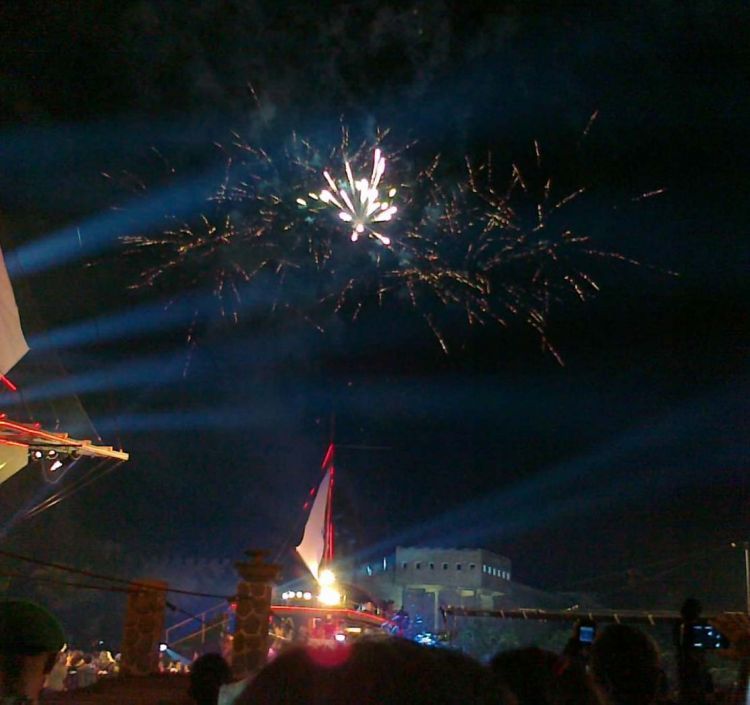 Tahun baruan di TMII