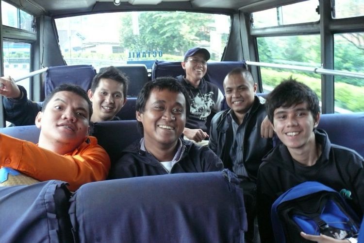 Perjalanan ke Dieng dengan bus