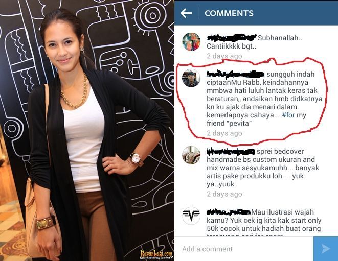 Pevita pearce bikin orang jadi puitis