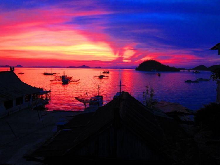 Sunset epic di labuan bajo