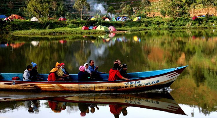 Telaga cantik itu bernama Telaga Cebongan