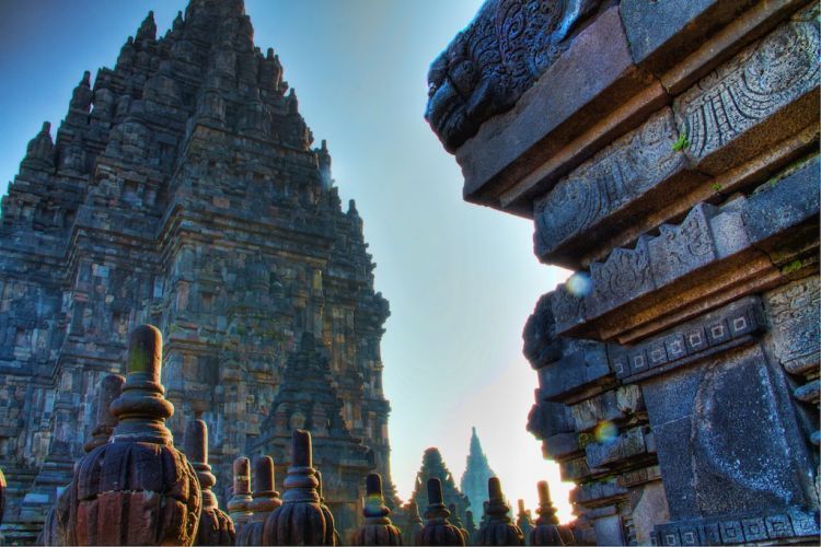 Sudut lain Candi Prambanan.