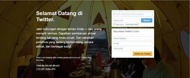 Twitter bahasa Indonesia itu ganjil