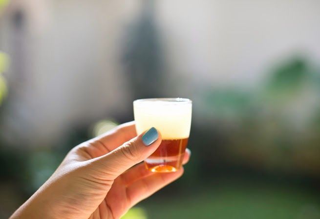 Honey lemon shot