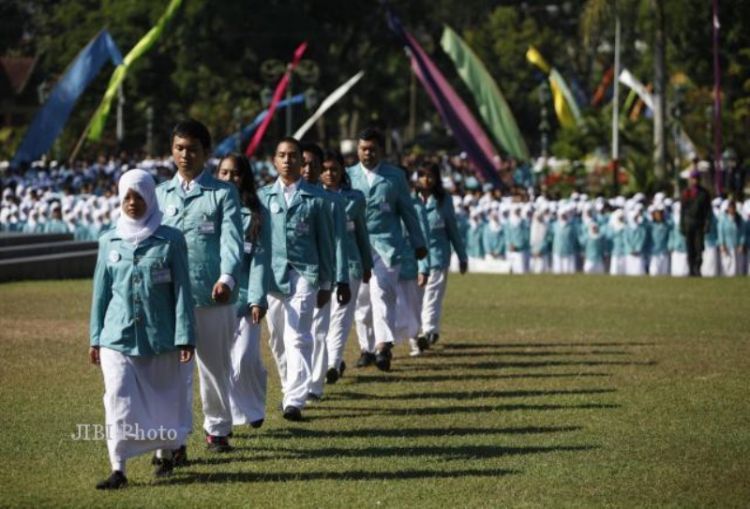 upacara penyambutan MARU