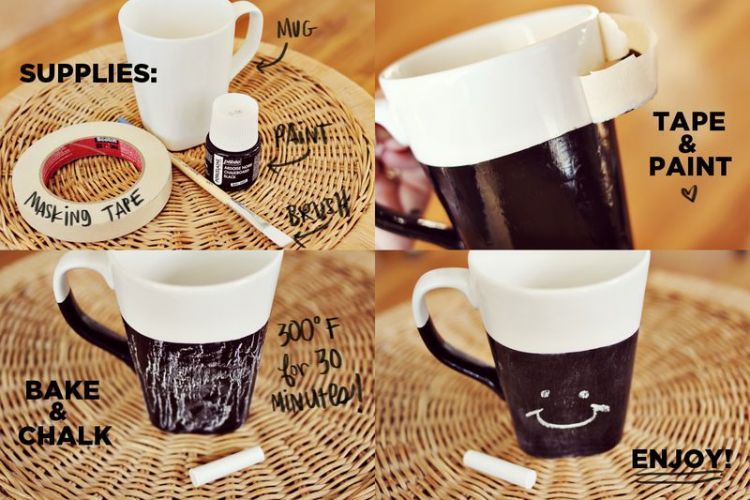 mug lucu yang bisa dicorat-coret