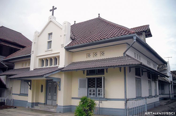 gedung asrama yang semi Belanda