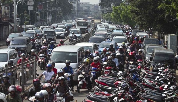 Tak lagi parkir di badan jalan