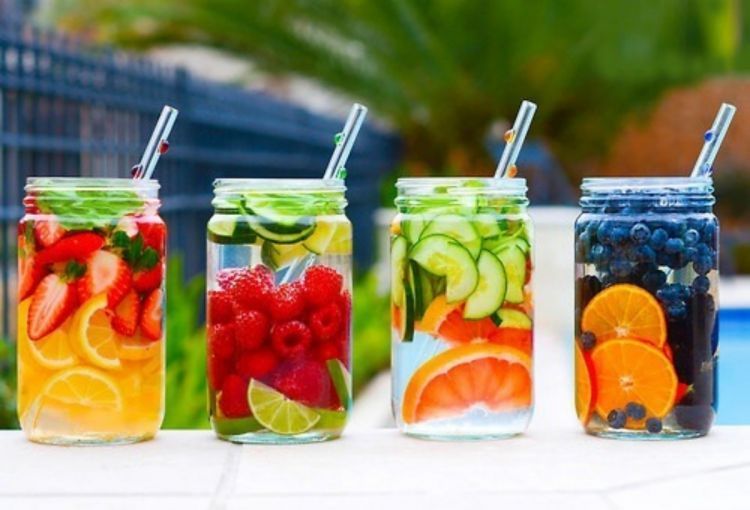 Infused water dengan buah