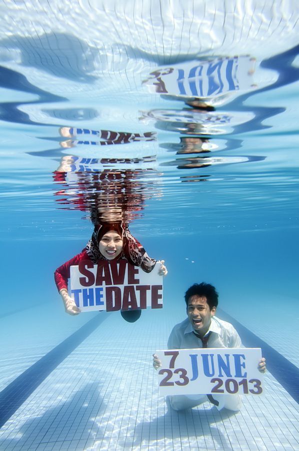 Underwater prewedding