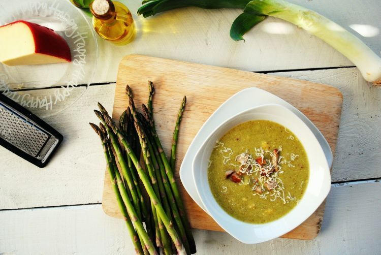 Resep asparagus sup cream buat pengantin baru