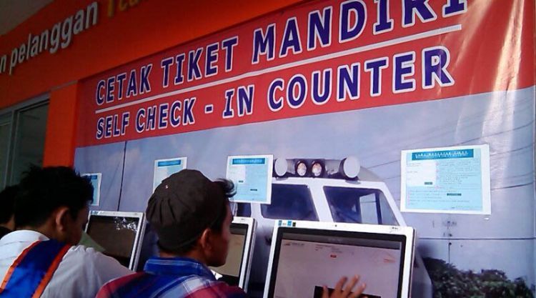 Cetak tiket mandiri