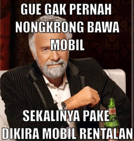 Itu jemputan nyokap tauk!