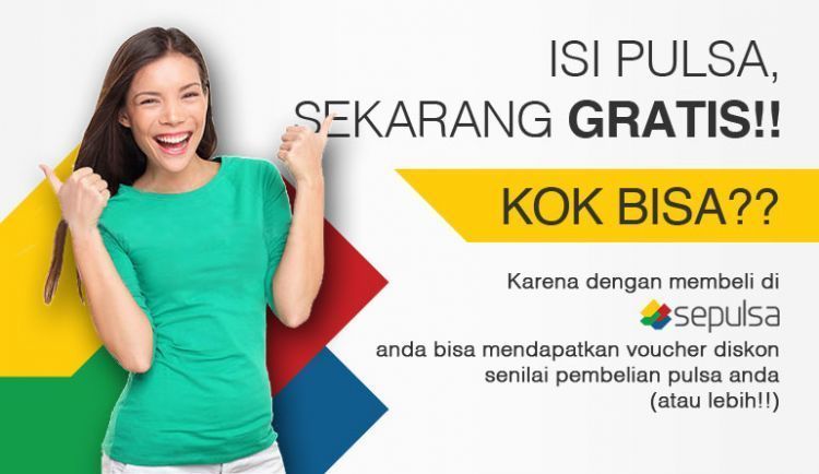 Di Sepulsa, isi pulsa sekarang gratis!