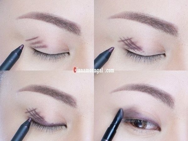 Smoky eyes dengan eyeliner