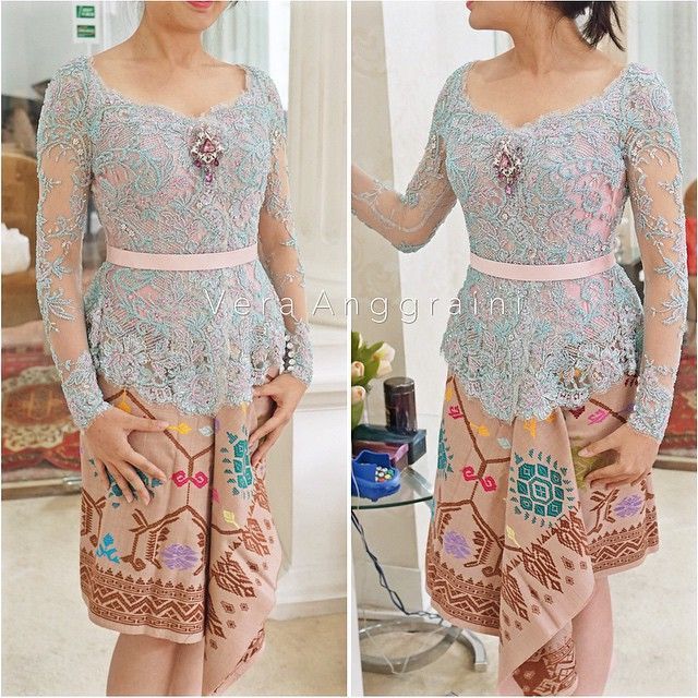 Rok kain songket model rimpel